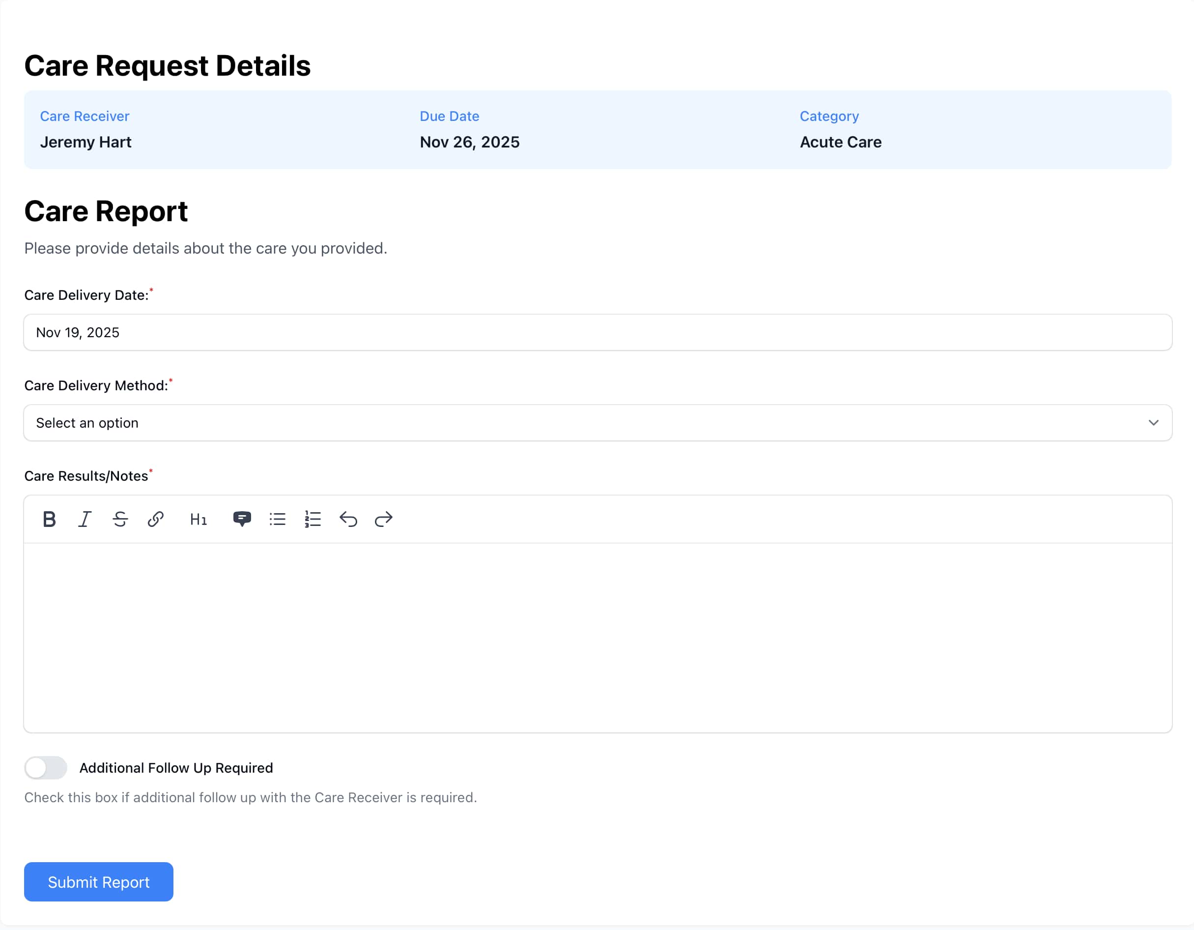 Joining a CareNote Team as a Volunteer